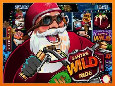 Santas Wild Ride dirua lortzeko joko-makina