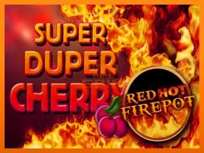 Super Duper Cherry Red Hot Firepot dirua lortzeko joko-makina