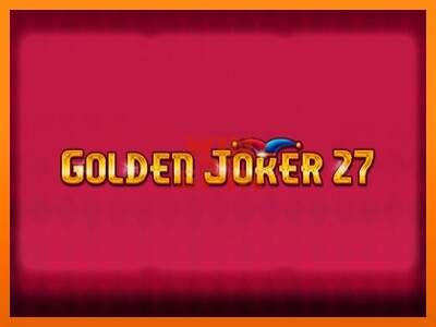 Golden Joker 27 Hold & Win dirua lortzeko joko-makina