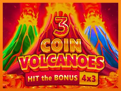 3 Coin Volcanoes dirua lortzeko joko-makina