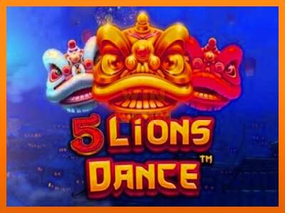 5 Lions Dance dirua lortzeko joko-makina