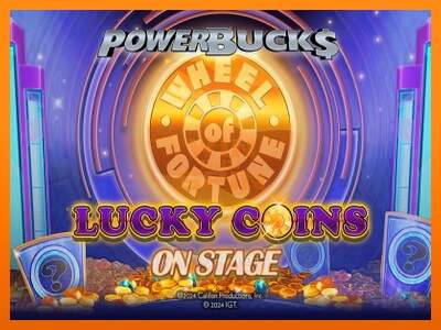 PowerBucks Wheel of Fortune Lucky Coins On Stage dirua lortzeko joko-makina