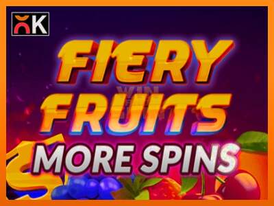 Fiery Fruits More Spins dirua lortzeko joko-makina