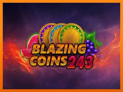 Blazing Coins 243 dirua lortzeko joko-makina