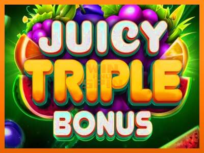 Juicy Triple Bonus dirua lortzeko joko-makina