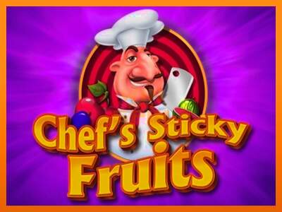 Chefs Sticky Fruits dirua lortzeko joko-makina