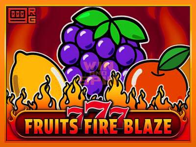 777 - Fruits Fire Blaze dirua lortzeko joko-makina