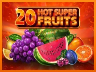 20 Hot Super Fruits dirua lortzeko joko-makina