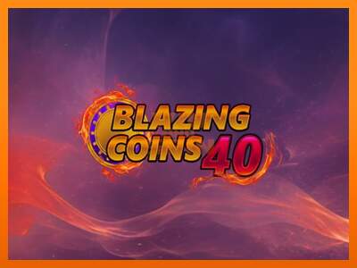 Blazing Coins 40 dirua lortzeko joko-makina