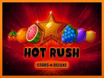 Hot Rush Stars Deluxe dirua lortzeko joko-makina