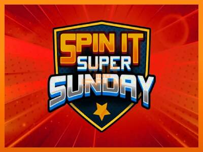 Spin It Super Sunday dirua lortzeko joko-makina