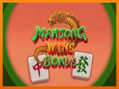 Mahjong Wins Bonus dirua lortzeko joko-makina