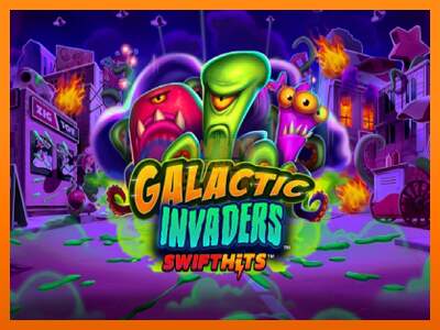 Galactic Invaders dirua lortzeko joko-makina