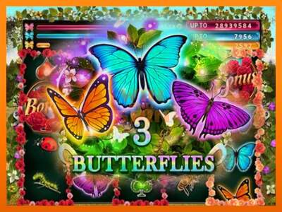 3 Butterflies dirua lortzeko joko-makina