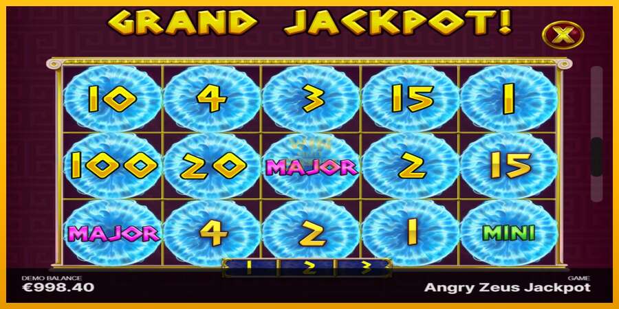 Angry Zeus Jackpot dirua lortzeko joko-makina, irudia 7