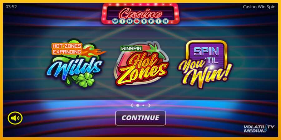 Casino Win Spin dirua lortzeko joko-makina, irudia 1