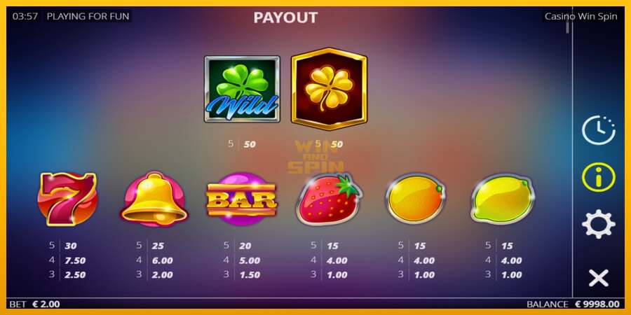 Casino Win Spin dirua lortzeko joko-makina, irudia 4