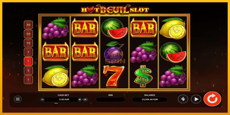 Hot Devil Slot dirua lortzeko joko-makina, irudia 3