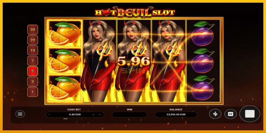 Hot Devil Slot dirua lortzeko joko-makina, irudia 4