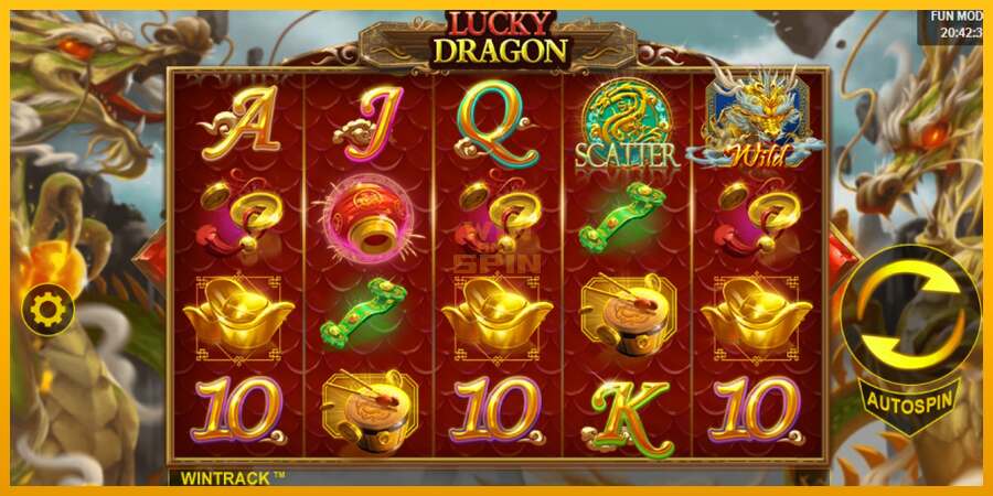 Lucky Dragon dirua lortzeko joko-makina, irudia 1