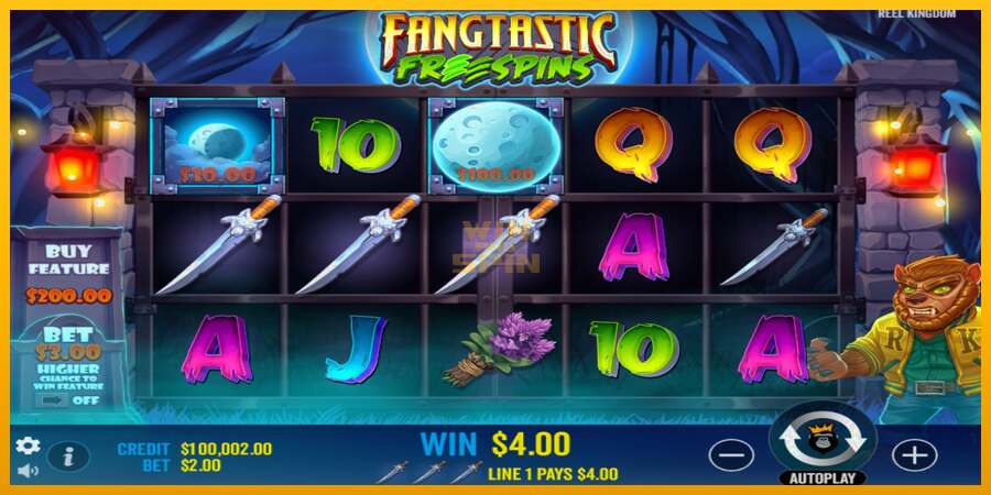 Fangtastic Freespins dirua lortzeko joko-makina, irudia 3