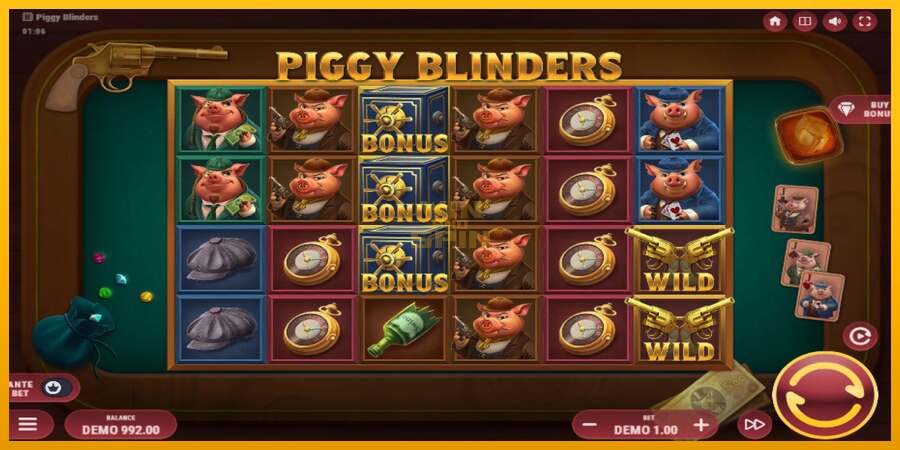 Piggy Blinders dirua lortzeko joko-makina, irudia 3