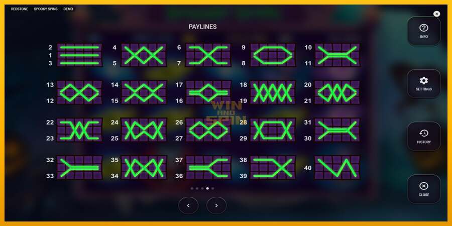 Spooky Spins dirua lortzeko joko-makina, irudia 7
