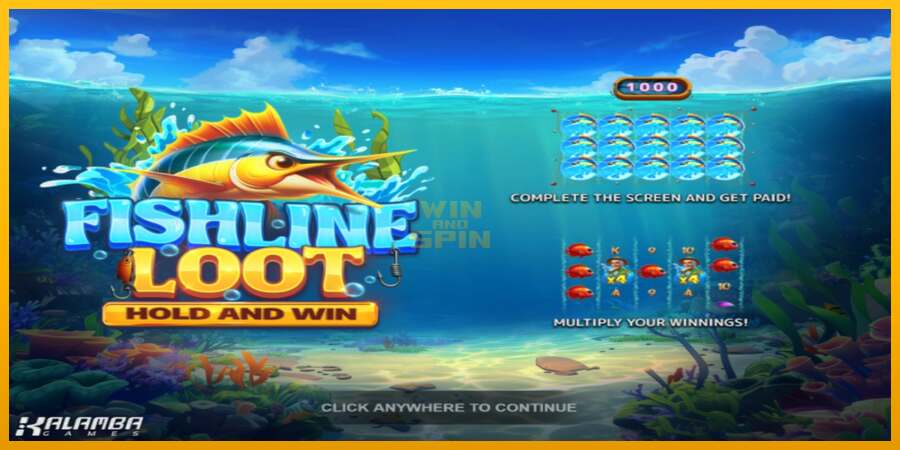 Fishline Loot Hold and Win dirua lortzeko joko-makina, irudia 1