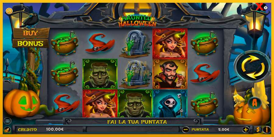 Hunted Halloween dirua lortzeko joko-makina, irudia 1