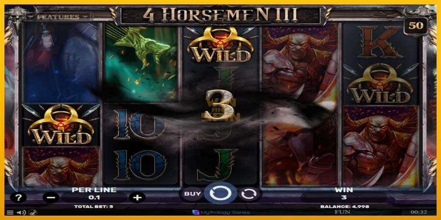 4 Horsemen III dirua lortzeko joko-makina, irudia 3