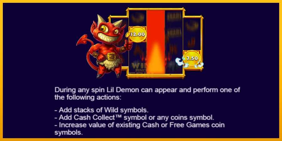 Lil Demon Mega Cash Collect dirua lortzeko joko-makina, irudia 5