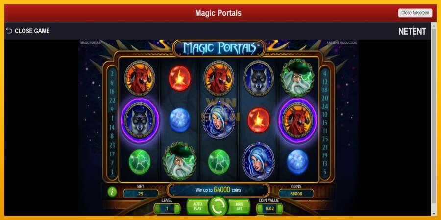 Magic Portals dirua lortzeko joko-makina, irudia 2