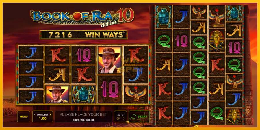 Book of Ra Deluxe 10 Win Ways dirua lortzeko joko-makina, irudia 1