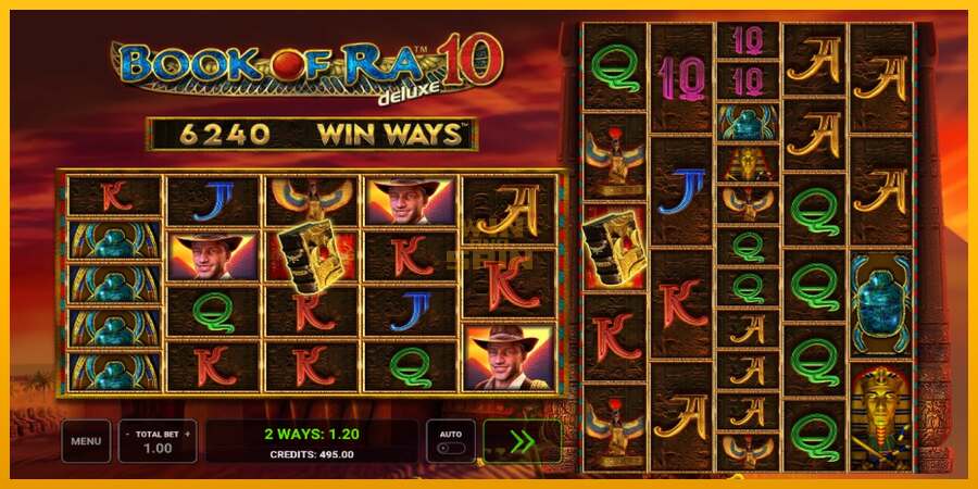 Book of Ra Deluxe 10 Win Ways dirua lortzeko joko-makina, irudia 2