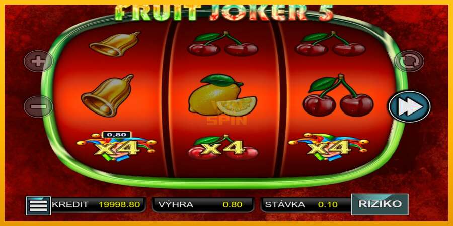 Fruit Joker 5 dirua lortzeko joko-makina, irudia 3