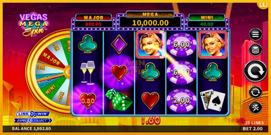 Vegas Mega Spin dirua lortzeko joko-makina, irudia 3