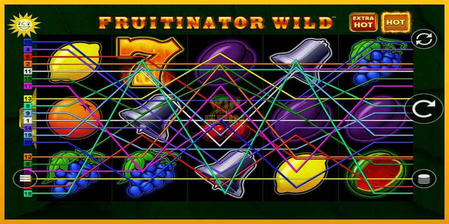 Fruitinator Wild dirua lortzeko joko-makina, irudia 1