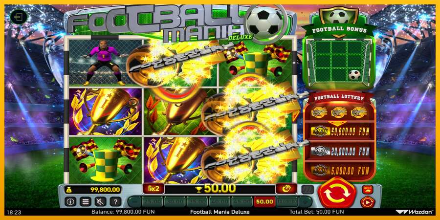 Football Mania Deluxe dirua lortzeko joko-makina, irudia 3