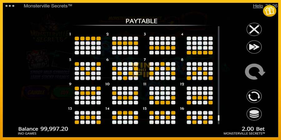 Monsterville Secrets dirua lortzeko joko-makina, irudia 7