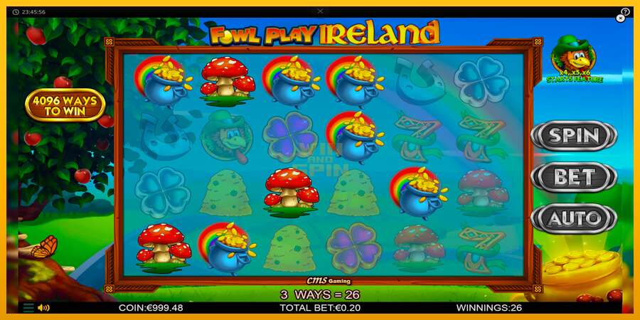 Fowl Play Ireland dirua lortzeko joko-makina, irudia 3