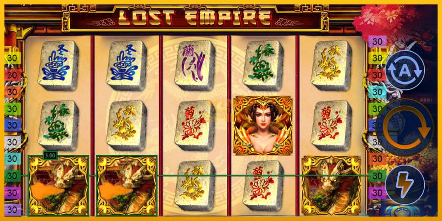 Lost Empire dirua lortzeko joko-makina, irudia 2