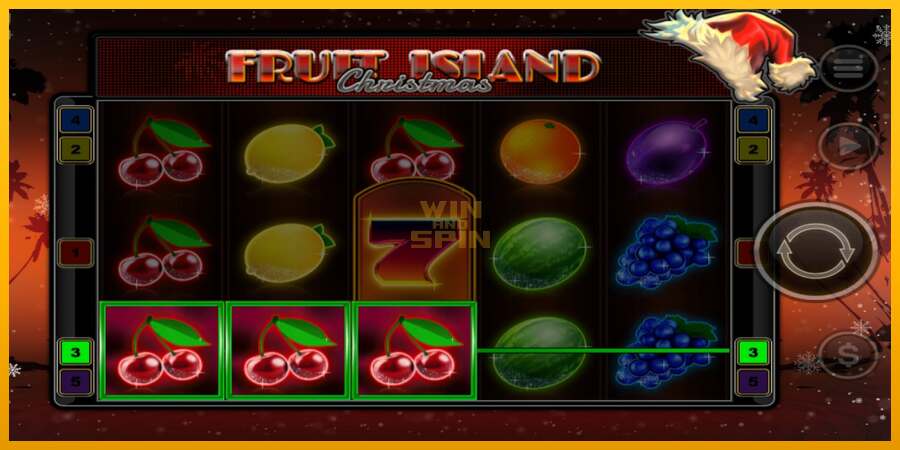 Fruit Island Christmas dirua lortzeko joko-makina, irudia 2