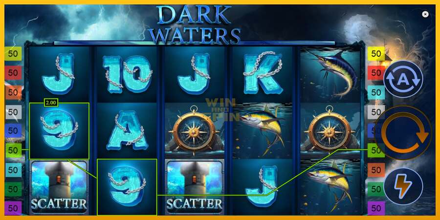 Dark Waters dirua lortzeko joko-makina, irudia 3