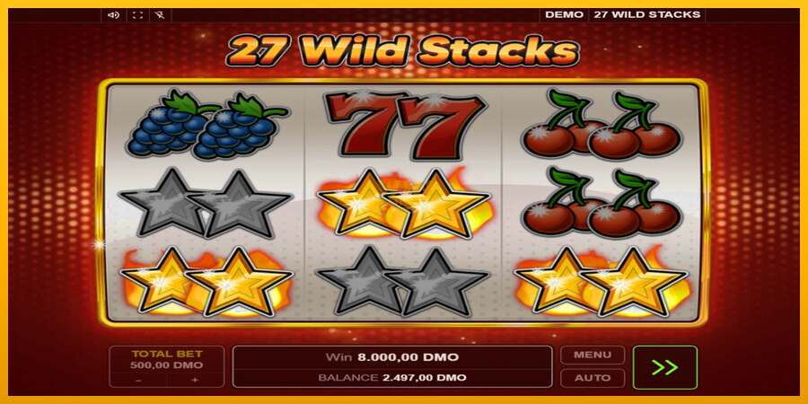 27 Wild Stacks dirua lortzeko joko-makina, irudia 2