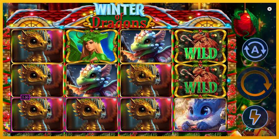 Winter of Dragons dirua lortzeko joko-makina, irudia 3