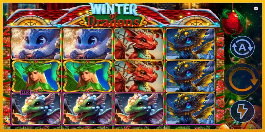 Winter of Dragons dirua lortzeko joko-makina, irudia 4