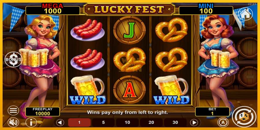 Lucky Fest Hold & Win dirua lortzeko joko-makina, irudia 1