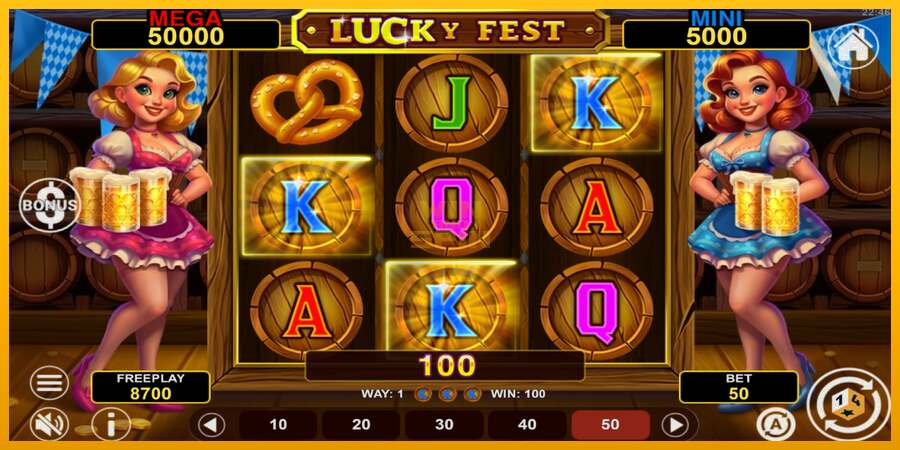 Lucky Fest Hold & Win dirua lortzeko joko-makina, irudia 3