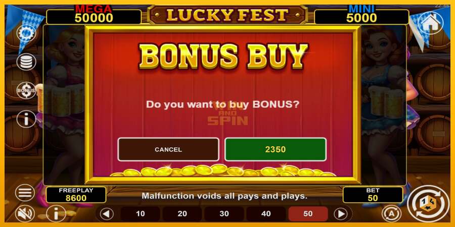 Lucky Fest Hold & Win dirua lortzeko joko-makina, irudia 4