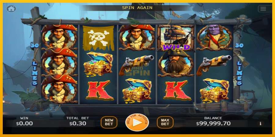 Pirates Treasure Quest dirua lortzeko joko-makina, irudia 1